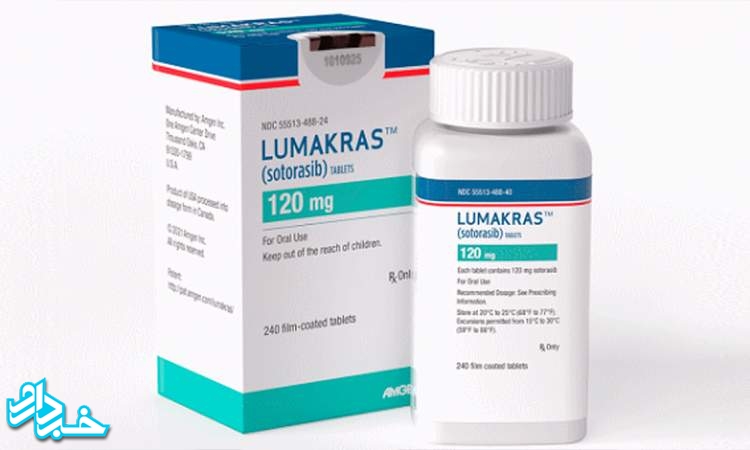 لوماکراس بعنوان درمان اول سرطان ریه موفق نبود
