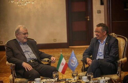 دیدار وزیر بهداشت کشورمان با مدیرکل سازمان جهانی بهداشت